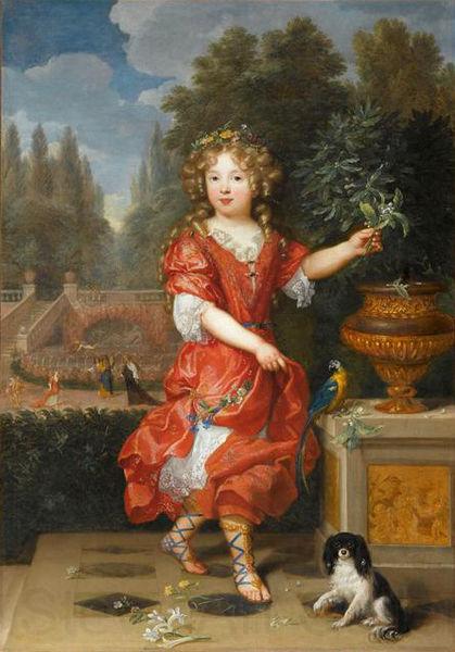 Pierre Mignard A young Mademoiselle de Blois Norge oil painting art
